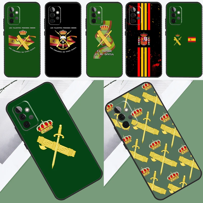 Spanish guard civil Emblem Case For Samsung Galaxy A34 A54 A14 A13 A33 A53 A12 A22 A32 A52 A70 A51 A71 Back Cover