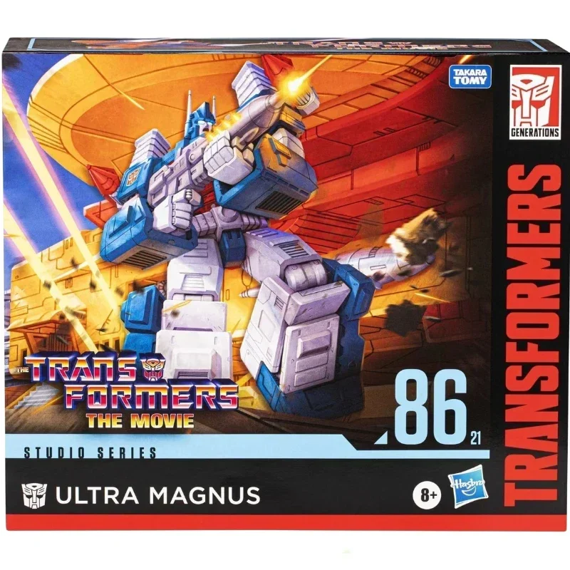 In Stock Transformers Studio Series Toys 86-21 Deluxe Class Movie 1986 Ultra Magnus Robot Action Figure Collectible Gift Hobby