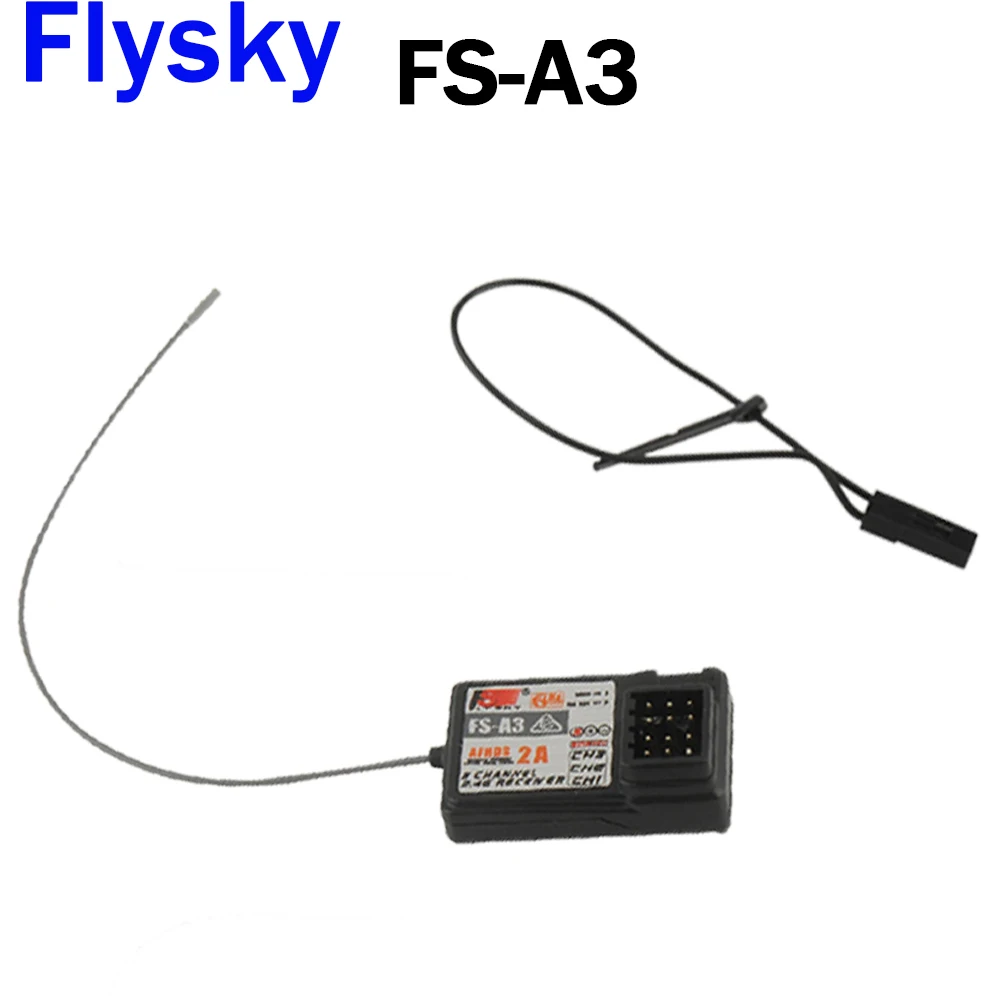 Flysky FS-GT2E AFHDS 2CH Radio System Transmitter With FS-A3 Receiver For RC Car Boat Toys With Retail Box