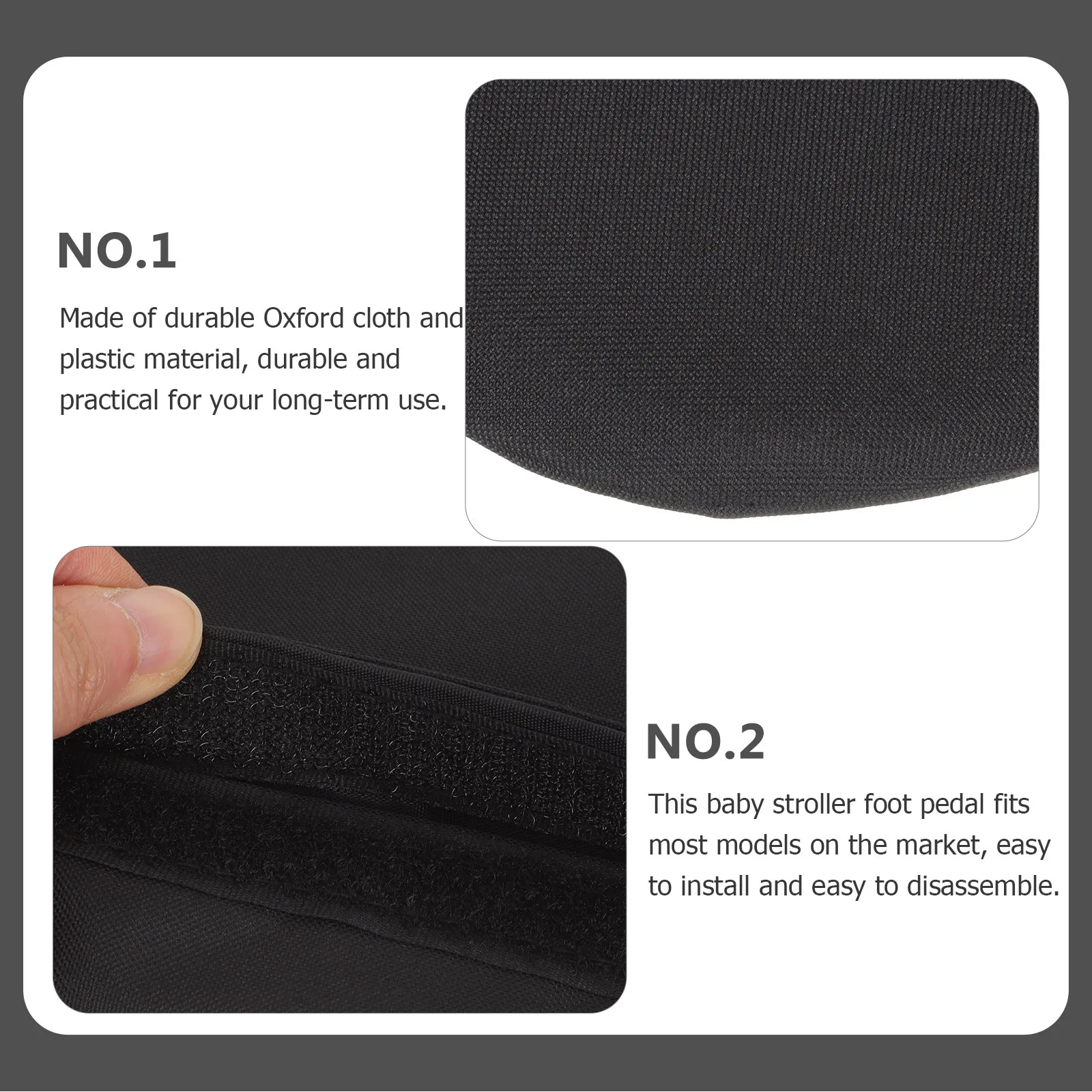 

Stroller Pram Foot Pedal Extension Board Accessories Stroller Extension Foot Pram Oxford Cloth Plastic Adjustable