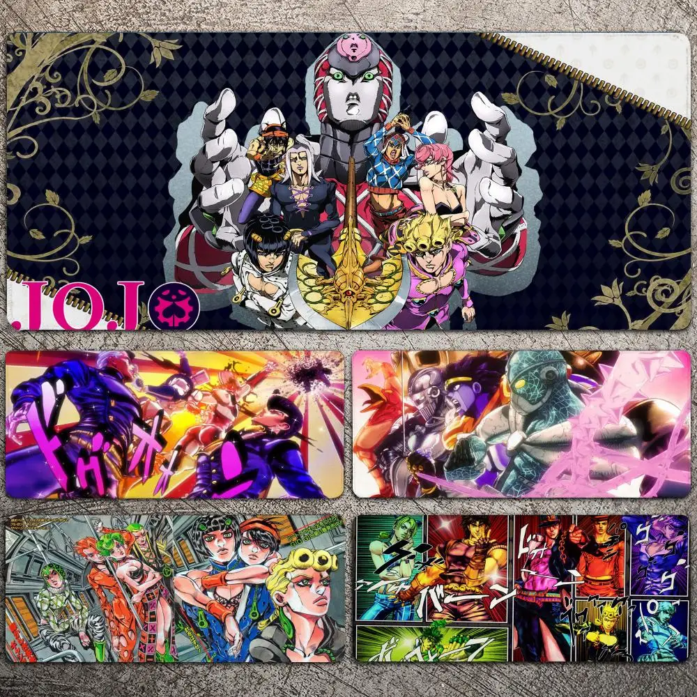 JoJo's Bizarre Adventure Mousepad Large Gaming Mouse Pad LockEdge Thickened Computer Keyboard Table Desk Mat