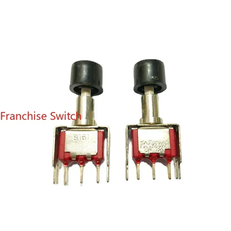 Button Switch 8161 Reset  With Hidden Lock 3-pin    Cap