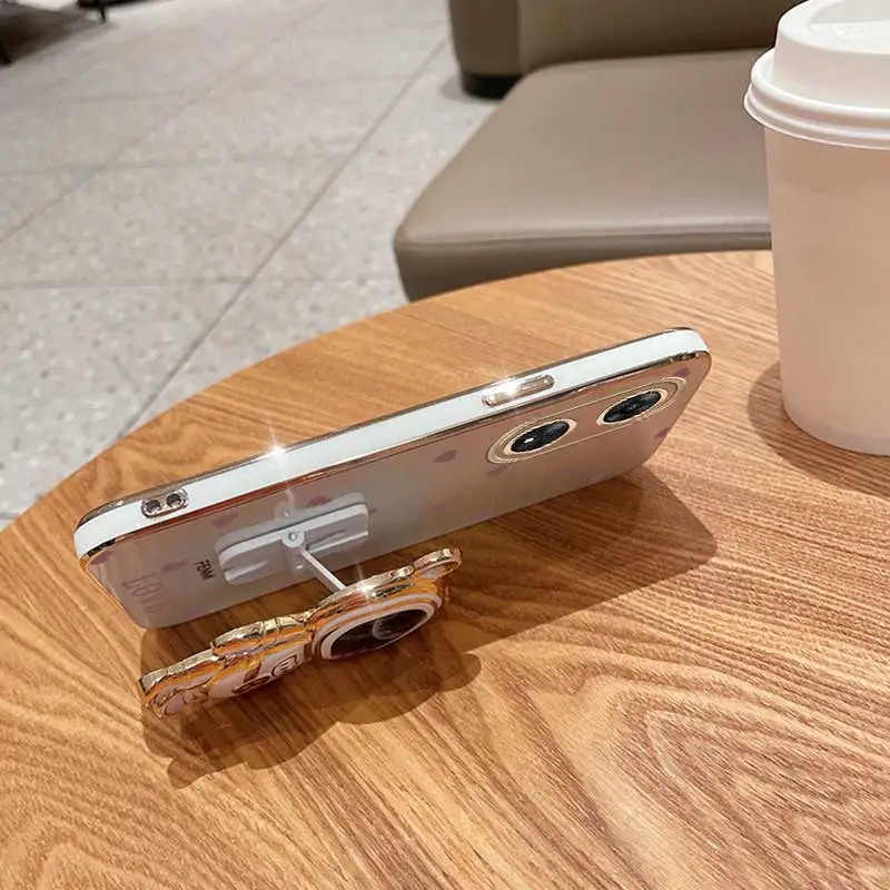 البرسيم حزام بريق الرعاية الدب حامل هاتف الحال بالنسبة ممن لهم A38 A36 A76 A58 A57 A74 A78 A5 A7 A79 A95 A60 A18 A53 A17 A16 4G 5G #3