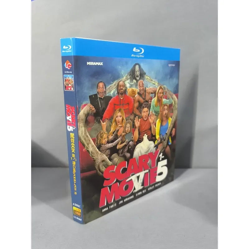 1 to 5 Screams Blu ray Disc Brand New Unopened Box Original Sound Pronunciation Chinese Subtitles