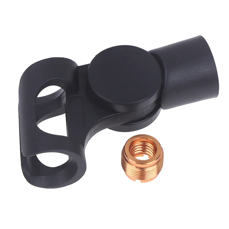 Universal Microphone Clamp Accessories Clip Holder For Microphone Stand Suspension Arm Adjustable With Plastic Adapter