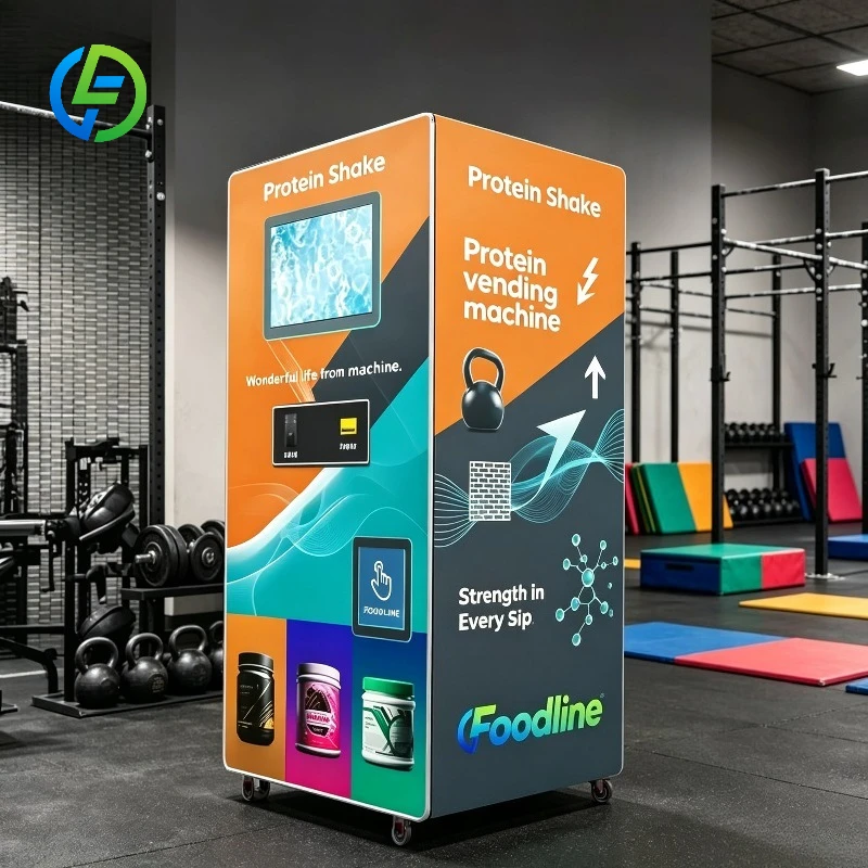 FL Customized Innovative Whey Protein Shake Vending Machine Gym Automatic Fitness Beverage Dispenser Smart Protein Drink Machine