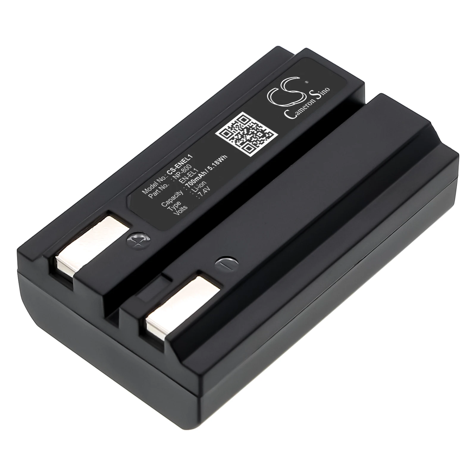 

Li-ion Camera Battery for NIKON, 7.4V, 700mAh, Compatible Models: Coolpix 4300, Coolpix 4500
