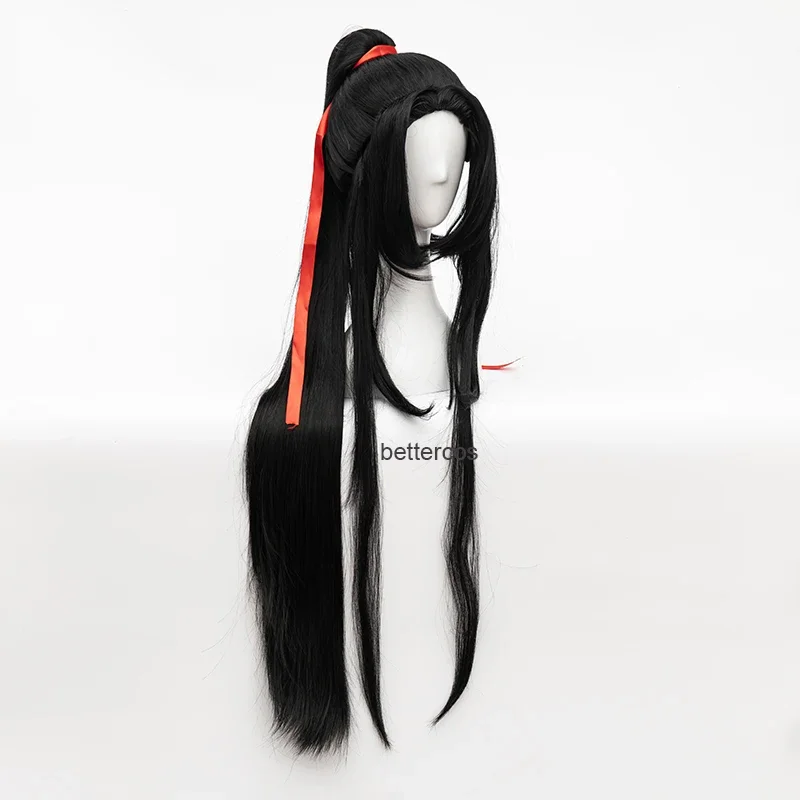 Anime Mo Dao To Shi Cosplay Yiling Patriarch Ver Wei Wu Xian Cosplay Wig Wei Wuxian Chinese Antique Wigs Wig Cap