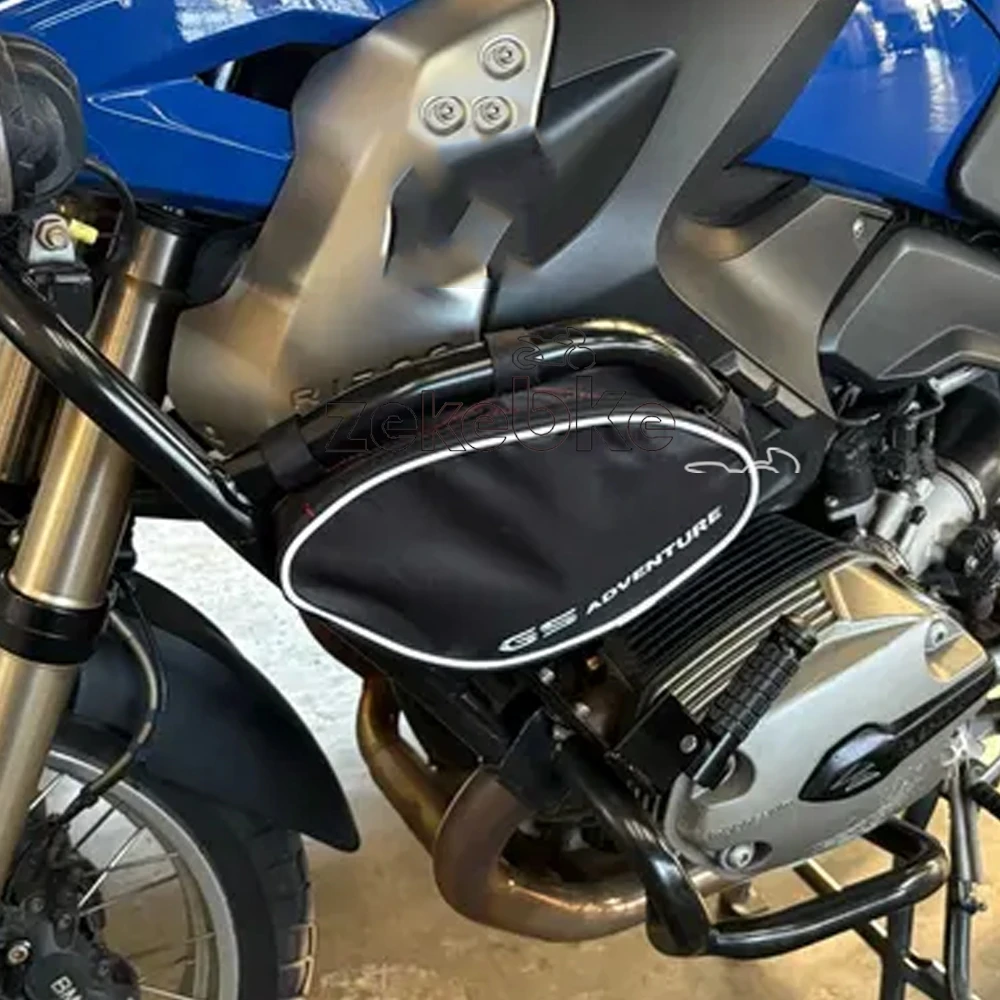For BMW R1200GS Adventure 2005~ 2012 GS R1200 1200 Adv Frame Crash Bars Waterproof Bag Original Bumper Repair Tool Placement Bag