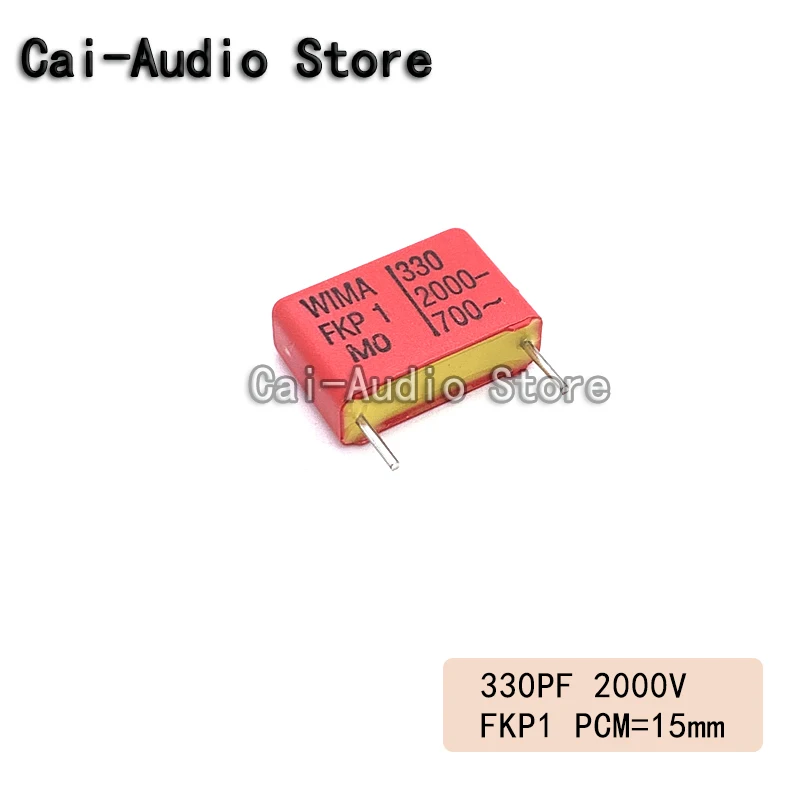 2PCS/5PCS/10PCS/Lot Brand NEW Germany WIMA FKP1 2000V 330PF 2000V331 Film Capacitor 2000v330pf 331 Pitch 15mm 10% FKP1U003304C00