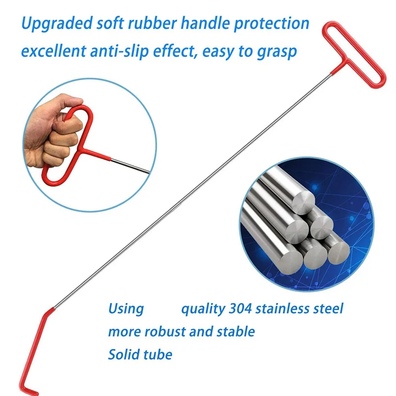 B47B-14 Pcs Lock Out Emergency Wedges Air Pump Universal Emergency Kit Trim Removal Tool Interior Trim Removal Kit For Vehicles