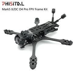 PhiSital Mark5 O4 Pro FPV Frame Kit  X/DC Vesion 5inch Carbon Fiber Quadcopter Racing Drone for RC freestyle DIY parts