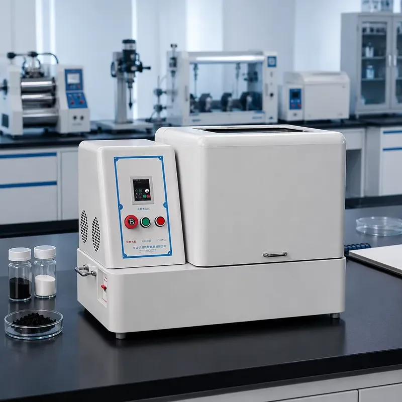 for 0.2L-100L Laboratory Grinding Equipment Vertical Semicircular Arc Planetary Ball Mill for Lithium Battery Powder Tanks