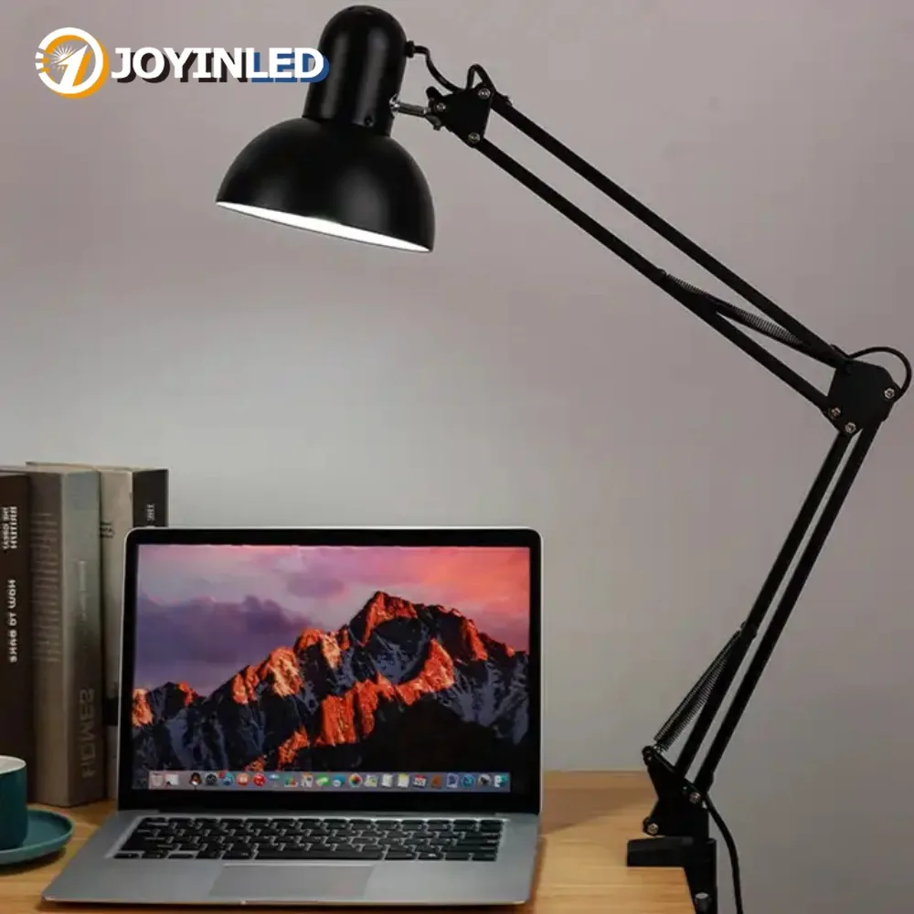 

JOYINLED Foldable Desk Lamp Read Light Modern Design Eye-caring Bedside Led Desk Clamp Light for Reading Table Study Clip Lamp