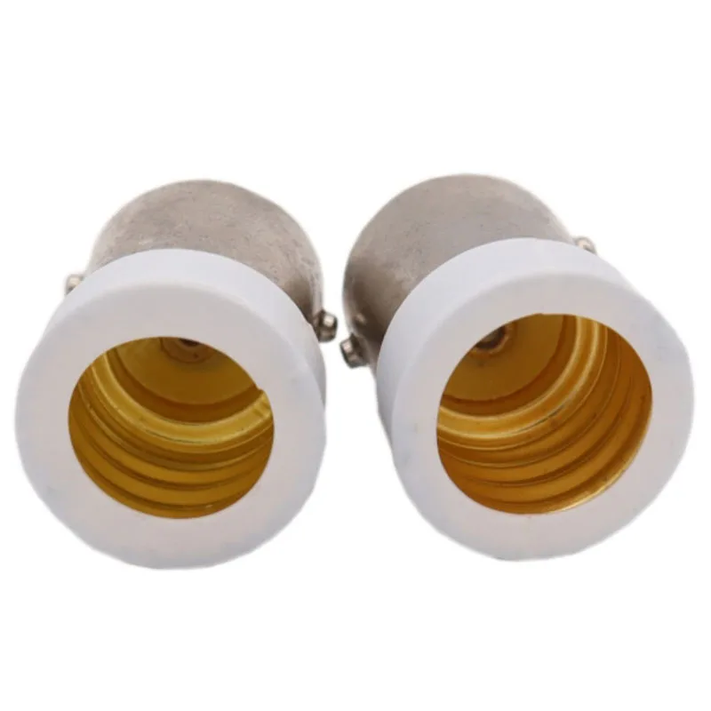 2pcs E15D to E14 Led Lighting Lamp Holder Converter B15 to E12 Screw Bulb Socket Adapter LED Saving Light Halogen Lamp Bases 3A