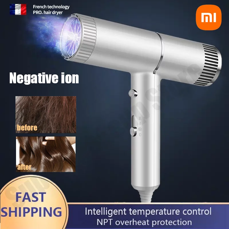 Xiaomi Hair Dryer Fast Drying Professional High Speed Electric Turbine Drying Constant Temperature Design Without Damaging Hair