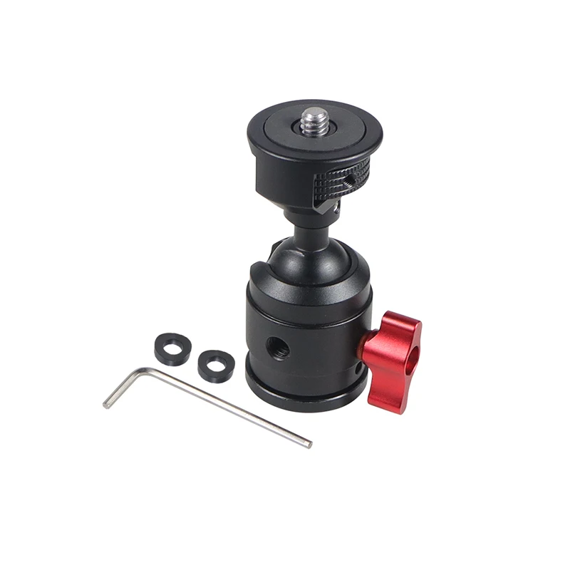Mini Stativ Swivel Ball Kopf mit Kalten Schuh Mount Adapter für DSLR Kamera Monitor Vlog Flash Licht Mikrofon Magie Arm stehen – Detail 30