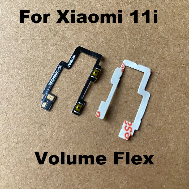 For Xiaomi 11i 5G Volume Button Flex Cable Side Key Switch ON OFF Control Button Replacement