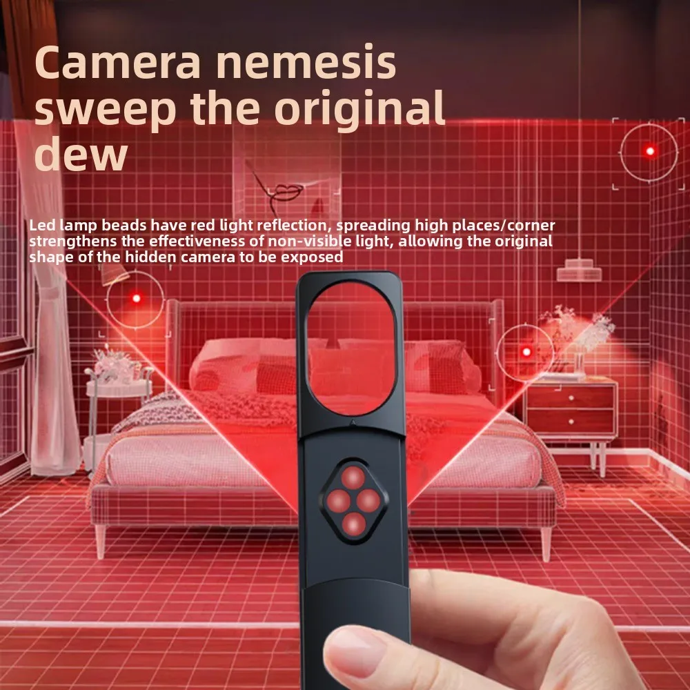 T18 Detector Scanner Anti Positioning Monitoring Anti Spy Infrared Scanner Hotel Intelligent Signal Essential for Travel Tourism