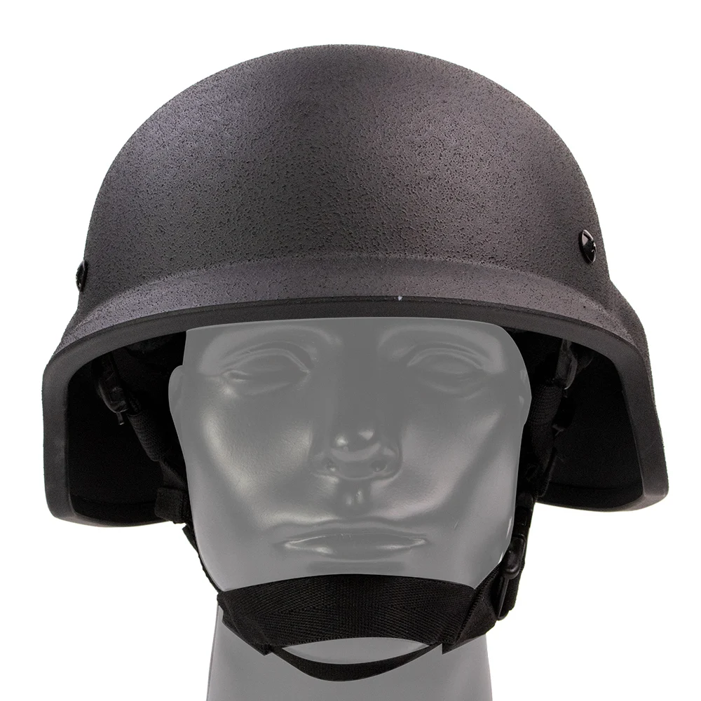 Casco táctico M88 militar – Protección facial acero negro 56-60cm - imagen 2