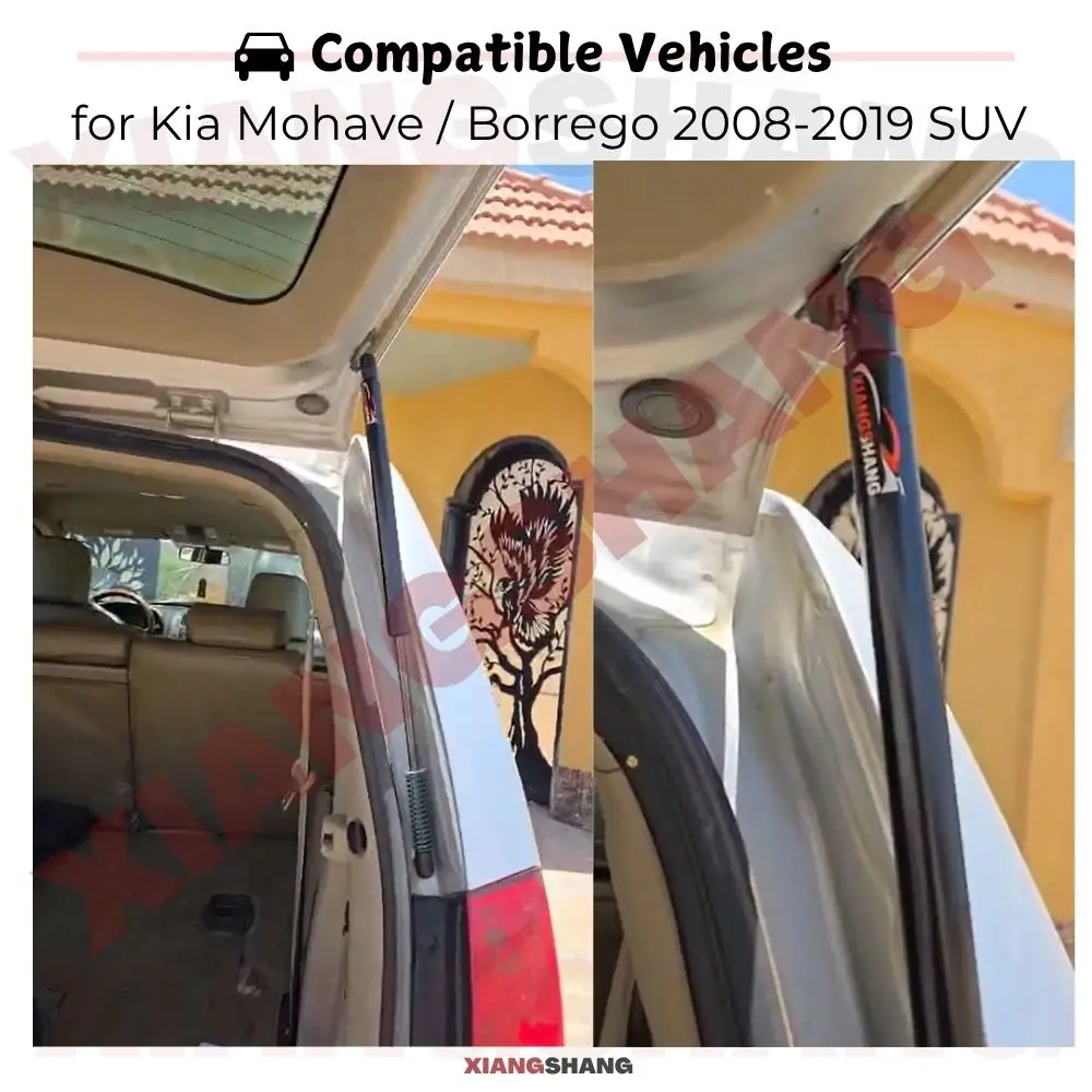 

Auto Pop-Up Trunk Struts for Kia Mohave / Borrego (HM) 2008-2019 SUV Automatic Opening Gas Lift Supports with Springs Boot Strut