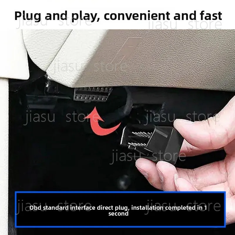 OBD Pure Beidou Car GPS Tracker, 5G High Precision Satellite Locator Anti-Theft Anti-Lost Vehicle Tracking System