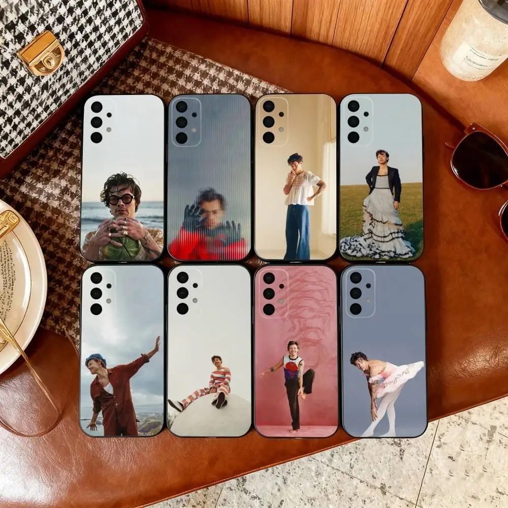 

H-HaRRy S-StylesS S-Singer Phone Case For Samsung Galaxy A73,A72,A71,A70,A53,A52,A51,Soft Silicone Black Cover