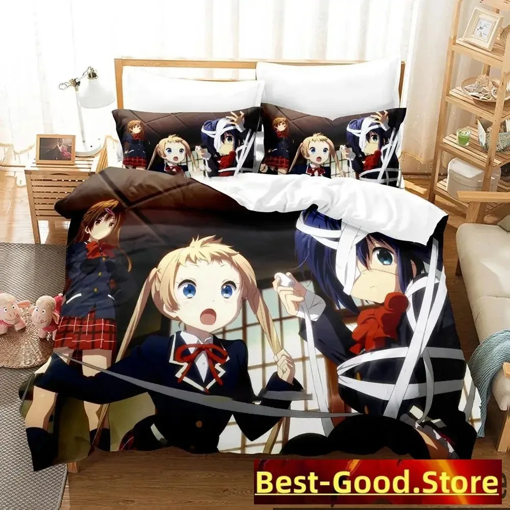 

Anime Love, Chunibyo & Other Delusions Bedding Set Boys Girls Twin Queen King Size Duvet Cover Pillowcase Bed boys Adult