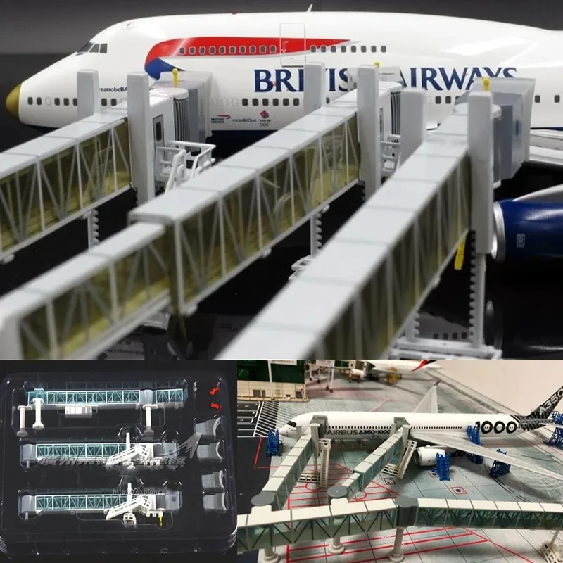 

1:200 Scale Model Airport Passenger Boarding Bridge Single/dual Channel For Airbus A380 B747 Scene Accessory Aircraft Plane Toys