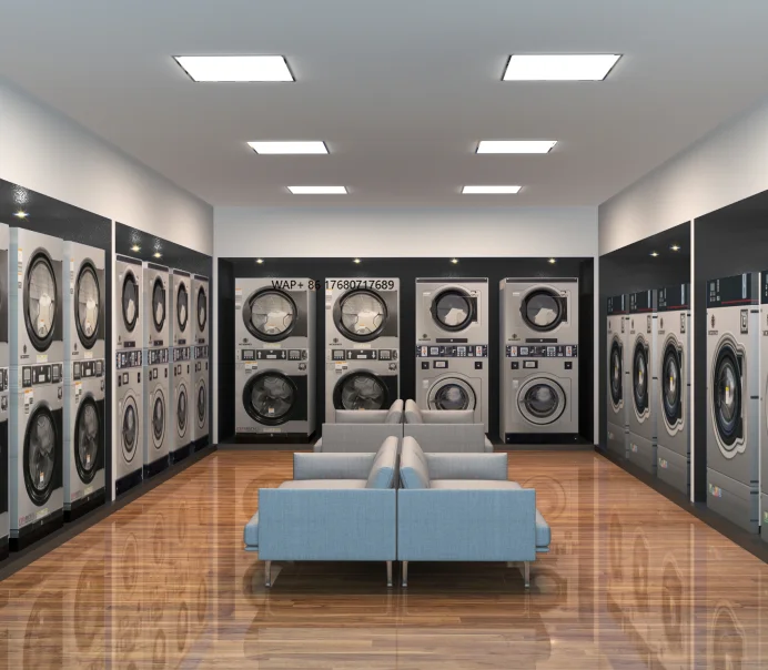 

The factory provides coin-operated washing machines and commercial laundry equipment for hotels and schools