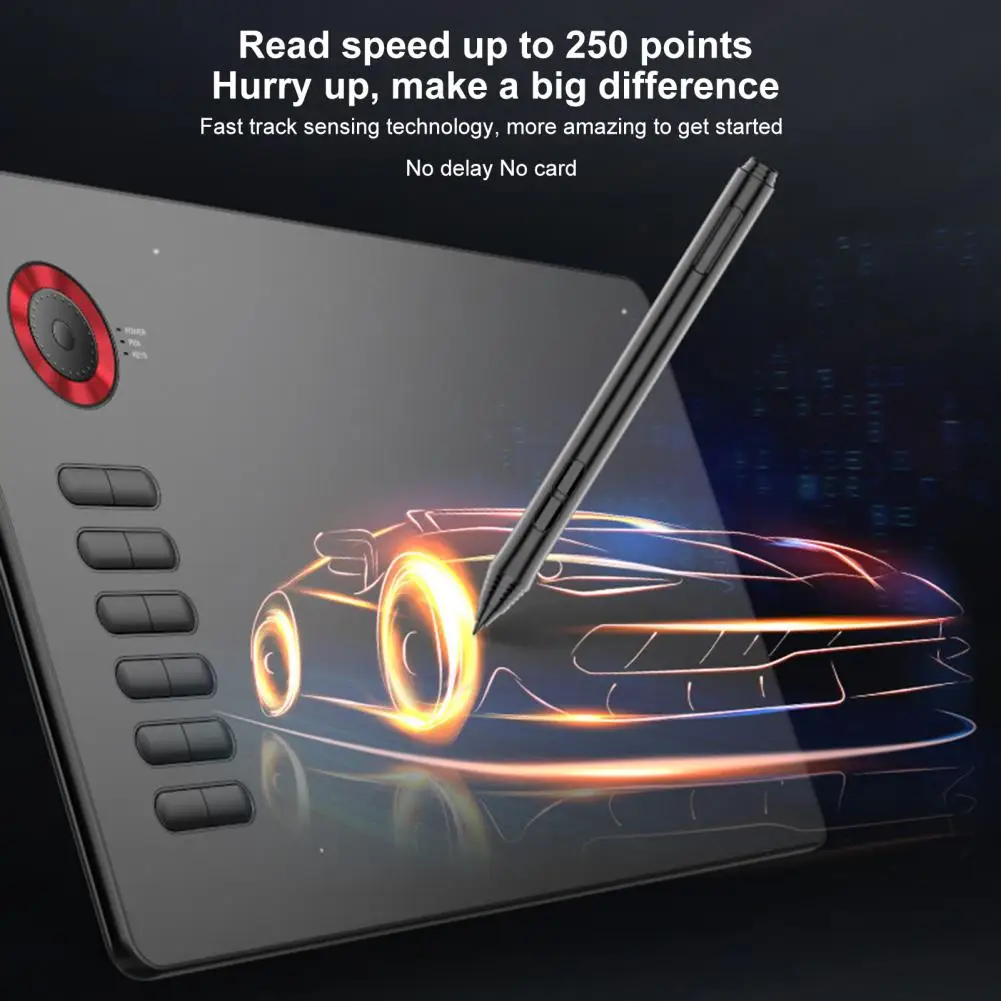 Графический планшет VEIKK A15PRO, 8192 дюйма, 12 клавиш, Type-C, 5080LPI