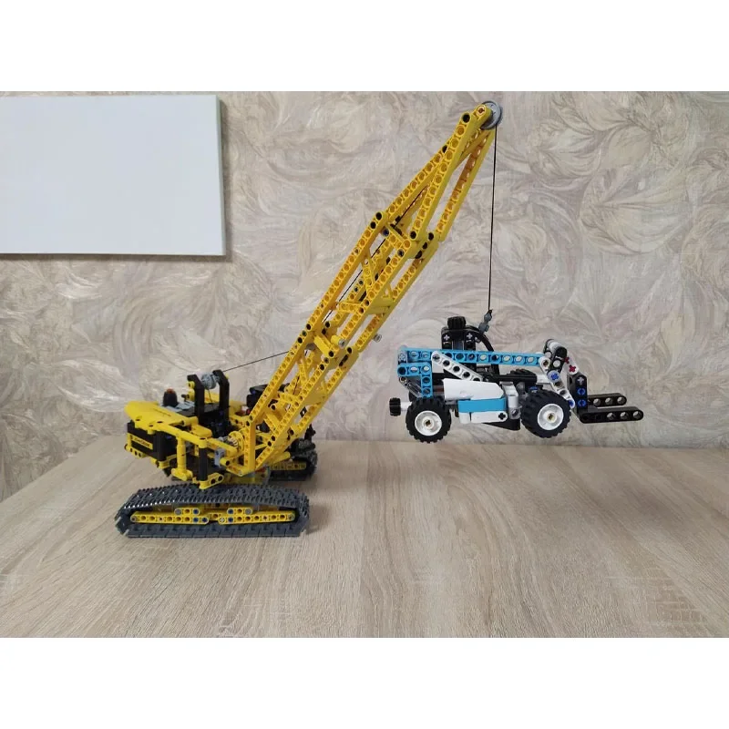 MOC-113050 Crawler Crane Assembly Splicing Building Block Model • 587 Parts Building Block Adult Kids Birthday Custom Toy Gift