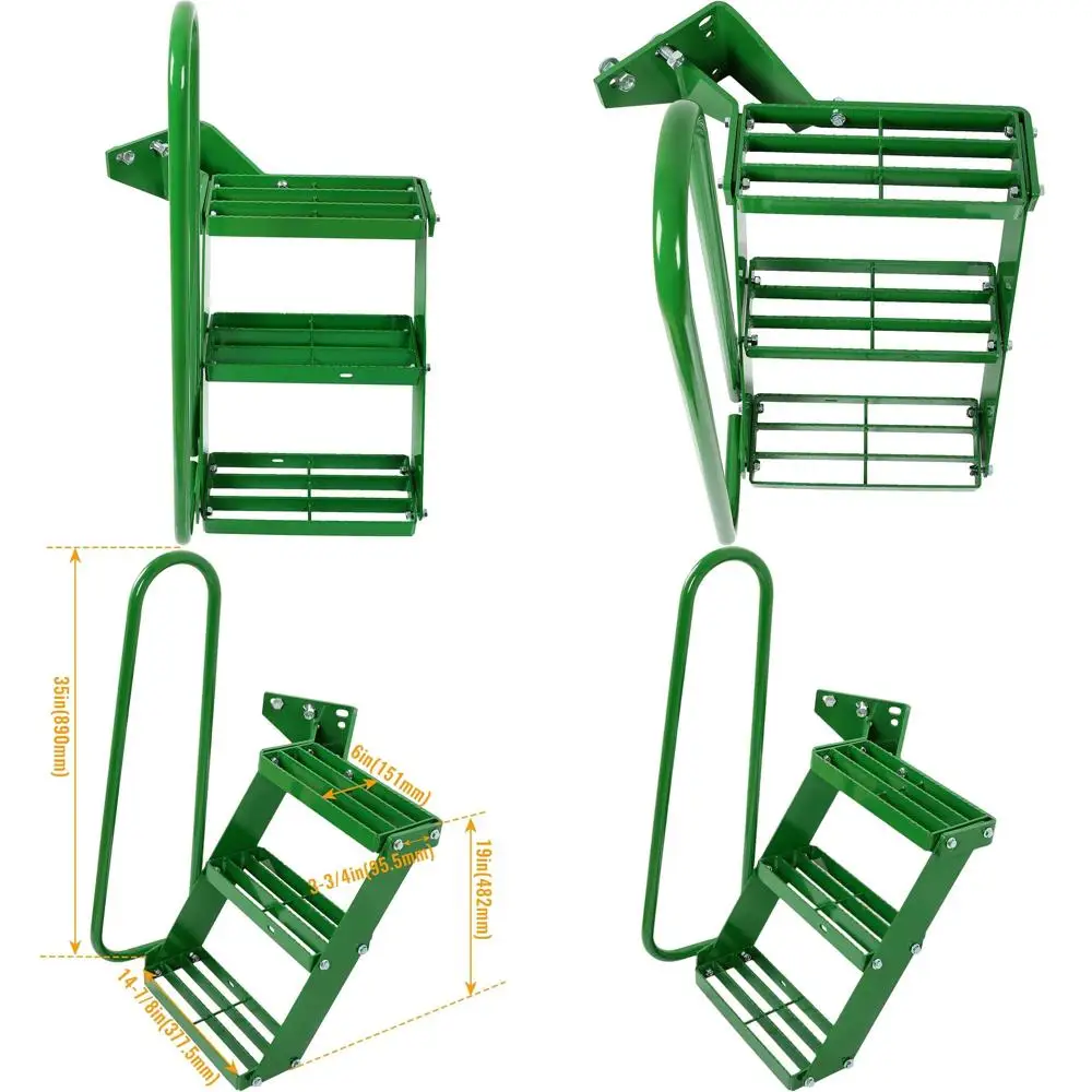 

Powder-Coated Steel LH Handrail Kit for Tractor Steps, Compatible with Models 4050, 4240, 4430, 4630, 4440, 4230, 4555, 4650, 48
