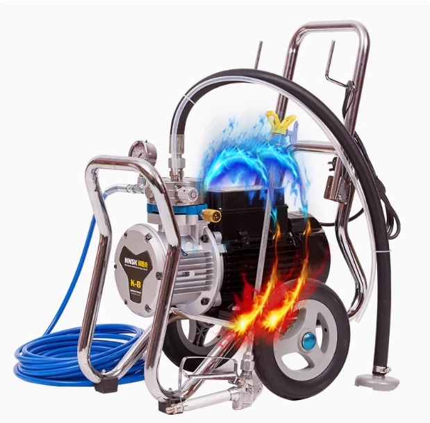 

Безвоздушный распылитель высокого давления, электрическая машина для распыления краски, многоцелевой инструмент для рисования, оборудование для улучшения дома, 5200 Вт