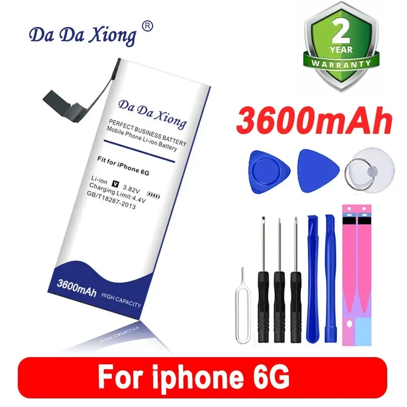 

Original 3600mAh Battery 4.7'' For iPhone 6 6G iPhone6 Cell Phone 4.7 Inch Gift Tools+Stickers