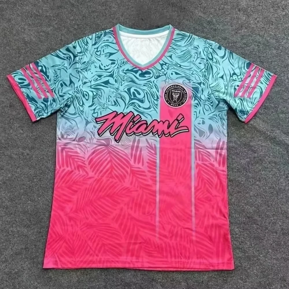 

New Miami Football Jerseys 2025 Summer Men's and Women's 3D Printed Comfortable, Breathable and Quick-drying Motorcycle T-shirts
