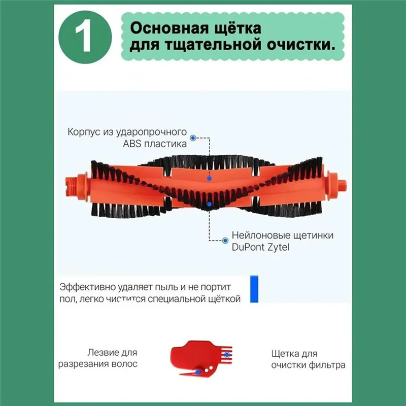 AT28-For Mi Robot Vacuum Mop 2S, XMSTJQR2S, Mijia 3C Mi Robot Vacuum Mop Pro STYJ02YM Vacuum Parts