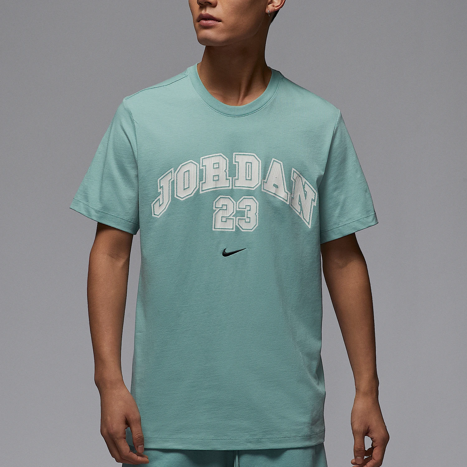 Nike genuine Jordan Men's Minimalist Printed Loose Knit T-Shirt IB7525-309