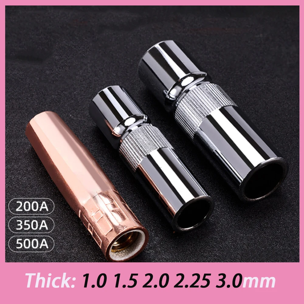 200A 300A 350A 500A Welding Torch Protective Nozzle Pure Copper Thick 1.0 1.5 2-3.0 Conductive Nozzle MIG Welding Accessories