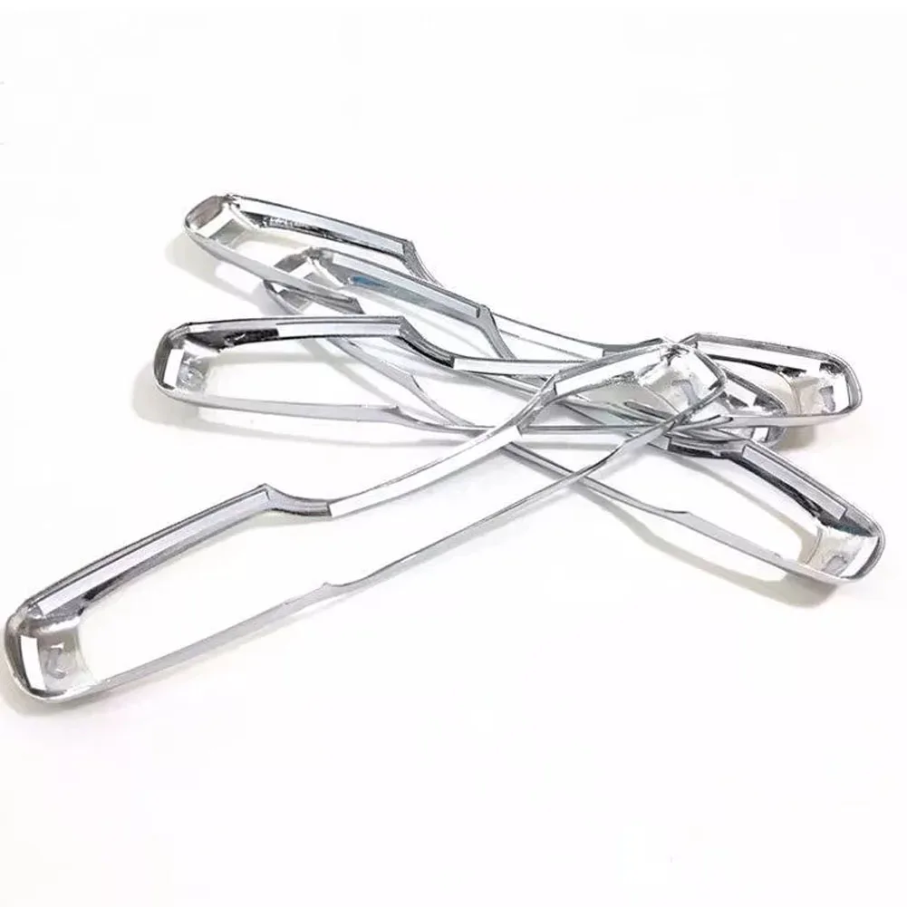 Vehicle Exterior Enhancement Silver Chrome Door Handle Trim Car Door Handle Trim OEM Number NO Seamless Finish