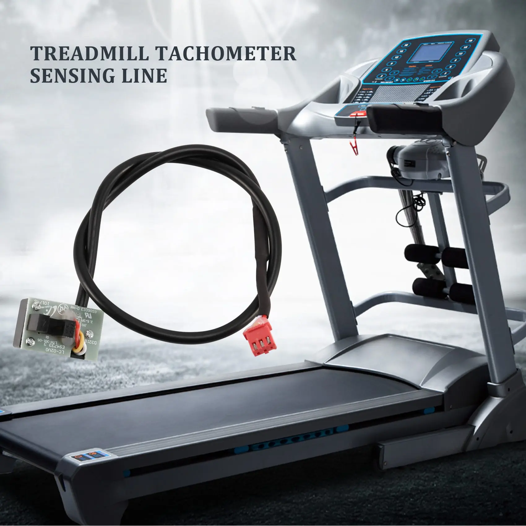 Treadmill Speed Sensor Cable 3 Pin Light Sensor Tachometer Magnetic Induction Speed Sensor for Treadmill Spare Parts