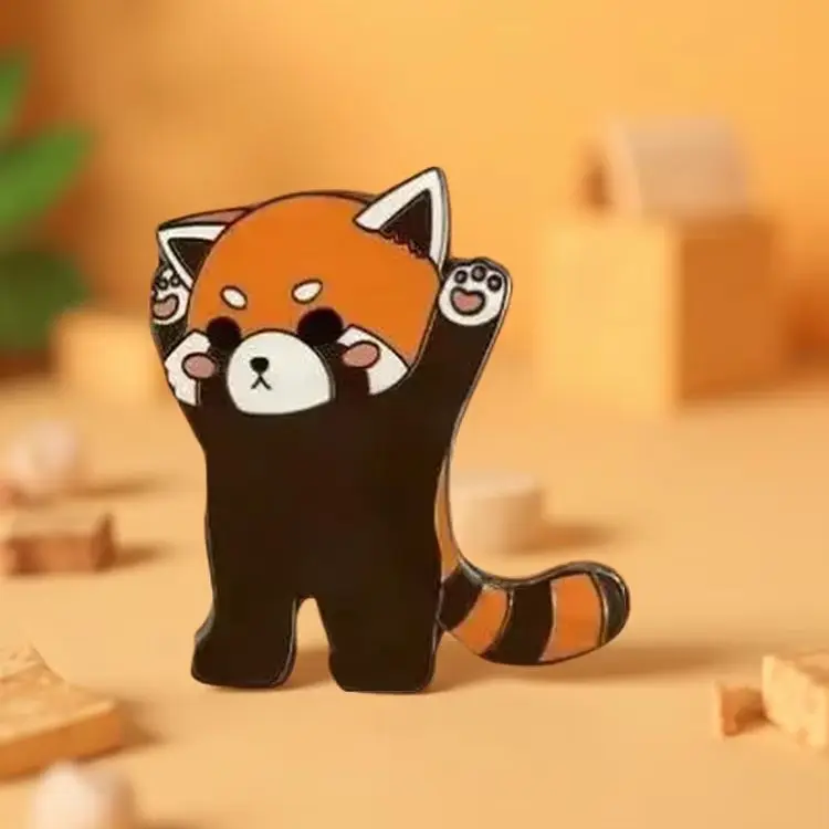 Cute Red Panda | Hard Enamel Pin for jacket, jeans and tote bag