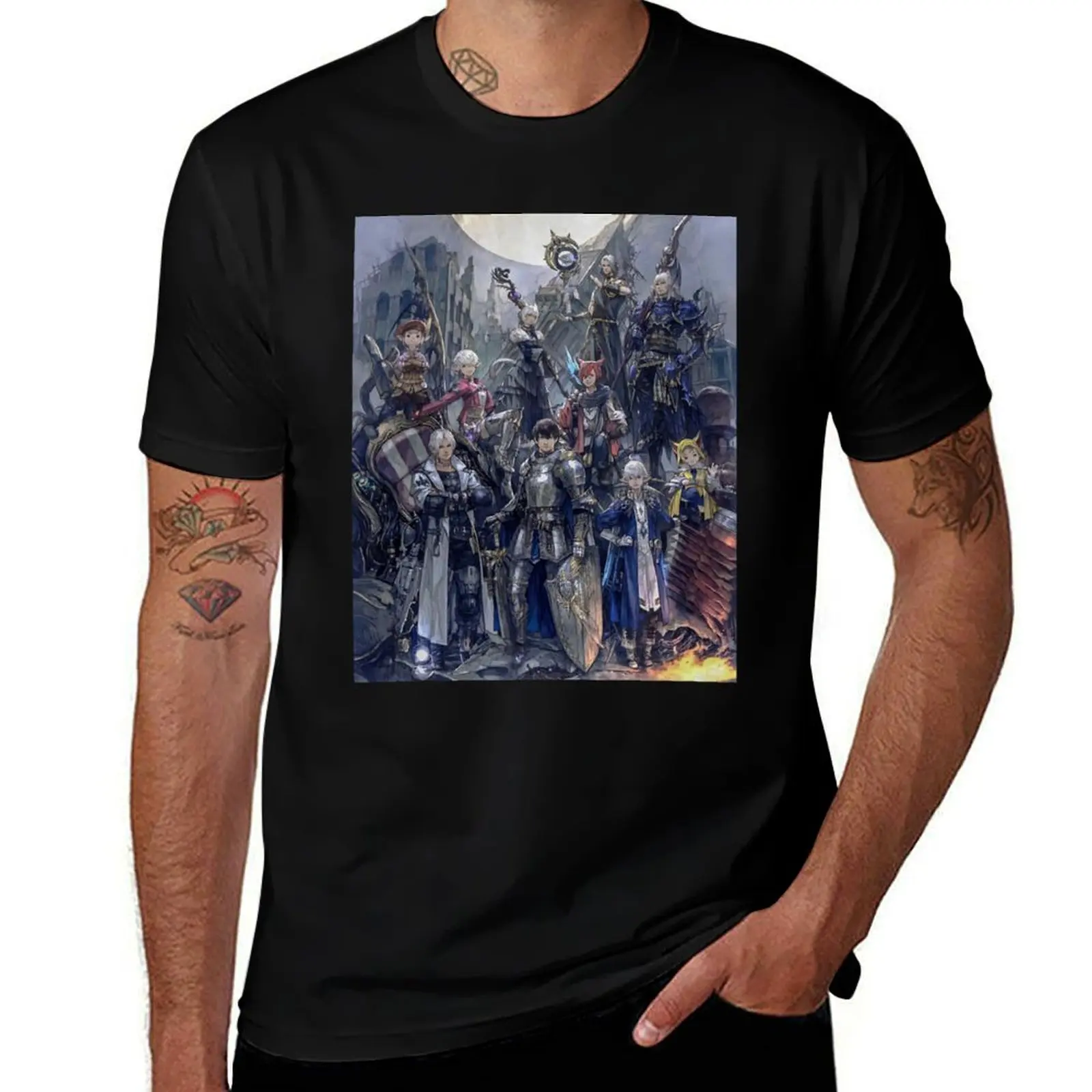 

Endwalker Scions of the Seventh Dawn T-Shirt cotton t shirts high quality t shirts for man cotton funny T-Shirt