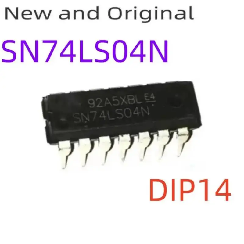 New and Original Sn74Ls04N Dip14 Low Power Schottky