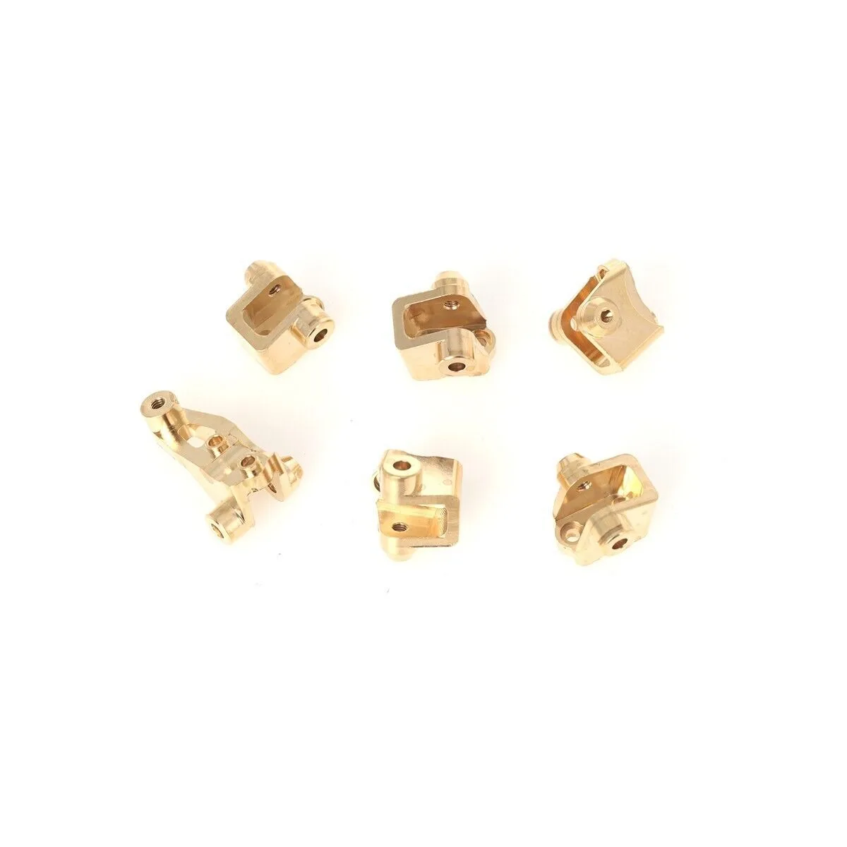 LCX Racing 1/10 RC Crawler Car CNC Brass Axle Mount Suspension Link Mount Set for Traxxas TRX4 TRX6 Upgrades Parts Accessories