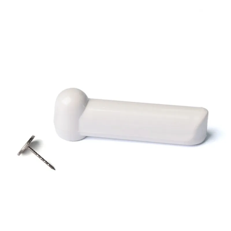 100 قطعة EAS AM 58 كيلو هرتز ملابس أمنية علامة صلبة بلاستيكية مضادة للسرقة للملابس حقائب القبعات في متجر البيع بالتجزئة 61 مللي متر