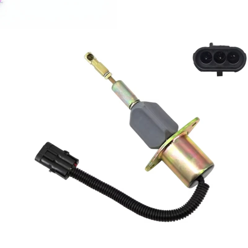 Solenoide de Parada de 12V para Motor Diésel, Pieza 3928160 SA-4293-12 J928160 3923257 3928160 para Generador Diésel