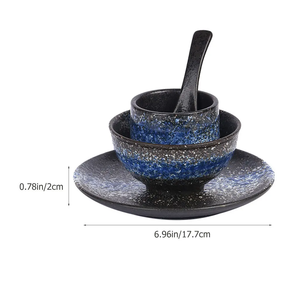 Spoon Dish Decorative Ceramic Bowl Tableware Multi-function Tea Cup Holder Bowls