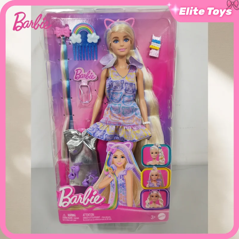 

Mattel Барби Коса Кукла Модная Одежда Красивая Блондинка Волнистая Полностью Волосы Одевание Платье Аксессуары Игрушка Девушка Подарок На День Рождения
