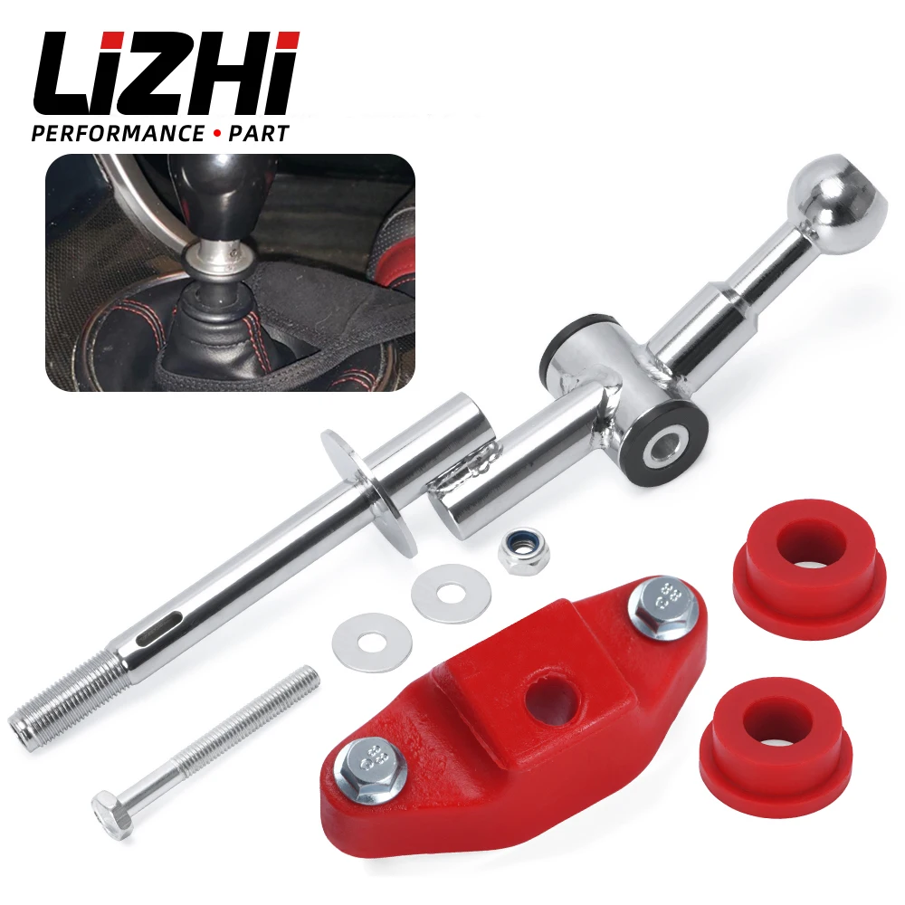 

LIZHI - 6 Speed Steel and Poly Short Throw Shifter & 85A Bushing Kit For 04+ Subaru Wrx Sti LZ-SFT01-06+SSB02